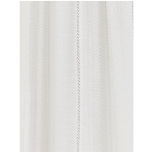 Torrid WHITE STRIPE GAUZE SHIRRED HEM MAXI DRESS - Picture 10 of 10